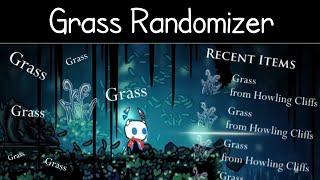 They Randomized The Grass In Hollow Knight...
