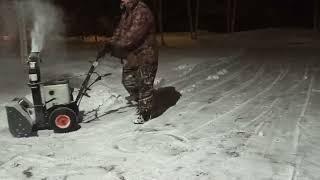 Снегоуборщик Парма  Снег 1 марта