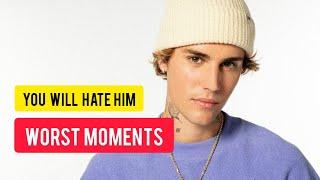 You will hate Justin Bieber after watching this Worst moments exposed #justinbieber #shorts