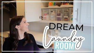 ORGANIZE MY NEW LAUNDRY ROOM WITH ME  Laundry Room Organization Transformation + Home Organization