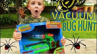 Vacuum BUG HUNT for REAL BUGS Spiders beetles COCKROACHES & MORE