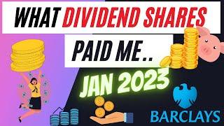 Dividend Passive Income Reveal January 2023 Dividend Unboxing