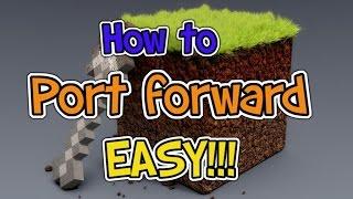 How to Port Forward for Minecraft Server EASY