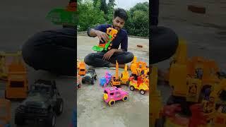 Jcb Truck Colorful Toy with  police car toys  219