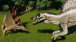 Spinosaurus vs Stegosaurus Huayangosaurus Chungkingosaurus Gigantspinosaurus & Kentrosaurus