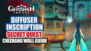 Chizhang Wall Diffuser Secret Quest Guide  East & West Incense Puzzle Locations  Genshin Impact