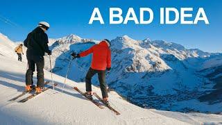 Can I Ski A Black Run First Time Skiing? *Instant Regret Val Disere