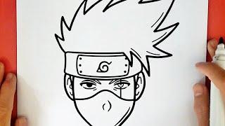 HOW TO DRAW KAKASHI HATAKE