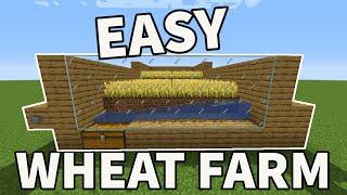 EASY Wheat Farm Minecraft Bedrock MCPEXboxPS4SwitchPC