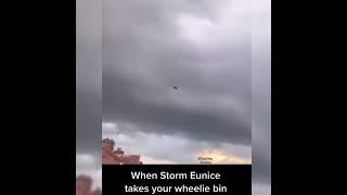 When Storm Eunice UK  GERMANY  VIDEO Compilation