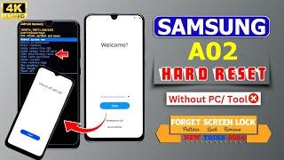 Samsung Galaxy A02 Hard Reset Unlock Android 1213  How to Unlock Samsung A02 Without Password 2024