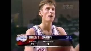 Brent Barry 20Pts 4Rebs 2Asts 1Stl 1Blk vs Magic December 5 1995