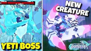 YETI BOSS Event is HERE NEW CREATURES  Creatures of Sonaria