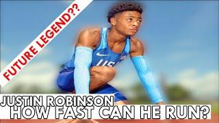 Justin Robinson How Fast can he Run?