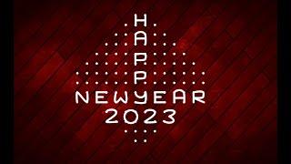 Happy new year 2023 special rangoli with 14 TO 2 dots new year kolam new year muggulu