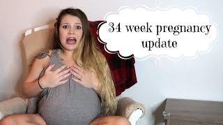 34 WEEK PREGNANCY UPDATE Anxiety Early PPD and boobs