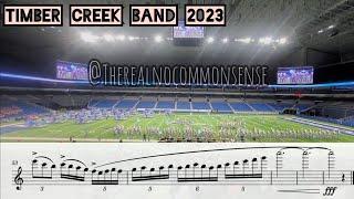 Timber Creek Band 2023 Soprano Sax Soloist Transcription