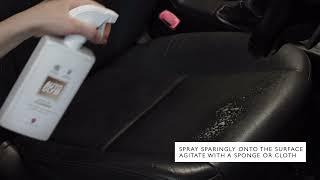 How to use Autoglym Leather Cleaner