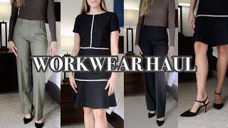 Business Professional Haul  Banana Republic LIDO vs. SIENA Straight Italian Wool Pant + Ann Taylor