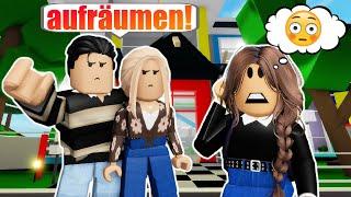 STRENGE ELTERN  adoptieren mich  in BROOKHAVEN  Roblox Roleplay Story