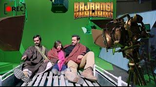 Bajrangi Bhaijaan behind the scenes  Salman Khan  Karina Kapoor  Harshali Bajrangi bhai Shooting