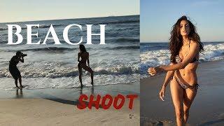 BEACH SHOOT  MODEL VLOG