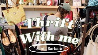 thrift with us in Santa Barbara 3 stores in 1 day + Santa Barbara Flea Market