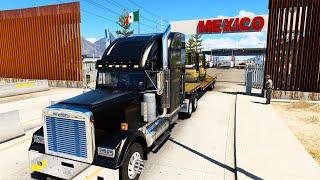 Trailero Mexicano  El Freightliner cruza la frontera #americantrucksimulator