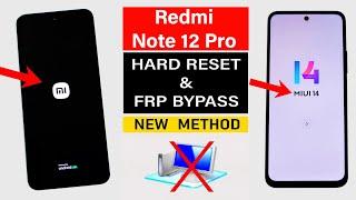 Redmi Note 12 Pro 5G Hard ResetFRP Bypass - No Need Computer 100% Working