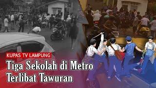 Viral di Media Sosial Tiga Sekolah di Metro Terlibat Tawuran Pelajar SMP