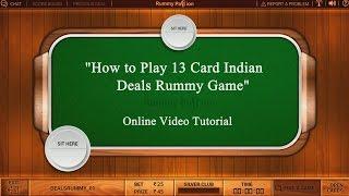 Play Indian Rummy Game Variant - Deal Rummy Online  Learn Online Rummy Rules & Strategies