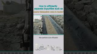How to efficiently separate impurities such as quartz feldspathic mica in kaolin?