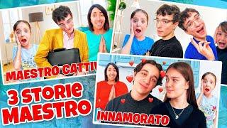 3 STORIE CON MAMMAGIULIA E FIGLIACHIARA CON IGOR LIDRAULICO MARCO LISEGNANTE LUCA IL MAESTRO