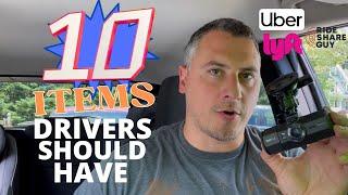 10 Items ALL Uber And Lyft Drivers Should Have In The Car