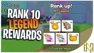 ALL RANK 10 LEGEND REWARDS in Pet Simulator 99