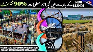 IMPORTANT More New Stands Construction Steel Stands Structure Latest Updates Gaddafi Stadium Lahore