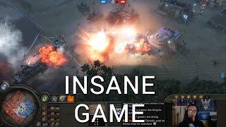 INSANE CoH1 game PE artillery vs. US airborne - a 1.5 hour fight to the last VP
