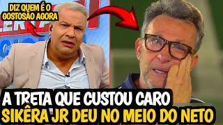 TRETA SIKÊRA JR HUMILHA O CRAQUE NETO NA JUSTIÇA E DEBOCHA DO EX JOGADOR AO VIVO VEJA