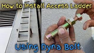 Paano magkabit ng Dyna Bolt o Anchor Bolt    How to fix a Dyna Bolt or Anchor Bolt on concrete