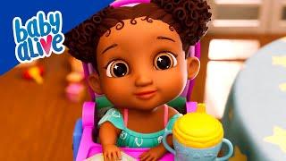 Baby Alive Official  Baby Dolls Feeding Routine  Kids Videos 