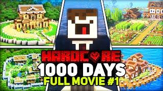 I Survived 1000 Days of Hardcore Minecraft FULL MOVIE #1