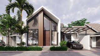 Sketchup House Design 16 11x9 meter+ Enscape 3.0 Realtime Rendering