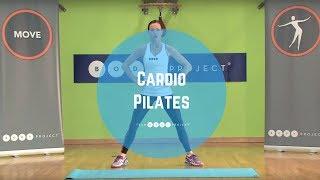 High impact high energy cardio workout based on Pilates moves