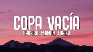 Shakira Manuel Turizo - Copa Vacía Letra  Lyrics