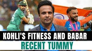 Kohlis fitness and Babar recent tummy  Metasports  Metacricket