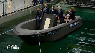 The worlds largest 3D printed boat built by the largest 3D printer