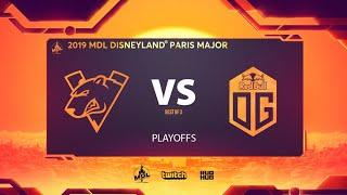 Virtus.pro vs OG MDL Disneyland® Paris Major bo3 game 1 Lex & NS