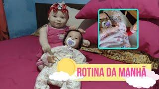 ÁGATHA CONHECENDO A NAOMI  ROTINA DA MANHÃ Ágatha meeting naomi  morning routine