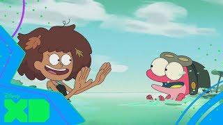 Dangerous Lake  Amphibia in Russian  Disney XD