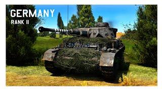 War Thunder German ground forces Rank II- review and analysis